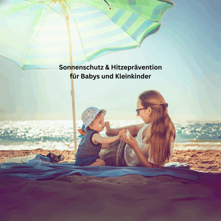 Um Hitze von Babys und Kleinkindern fernzuhalten habe ich einige Tipps zusammengestellt