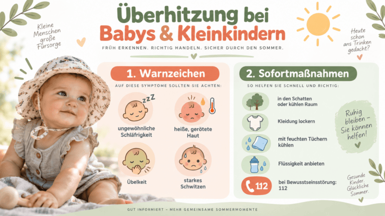 Warnzeichen einer Überhitzung bei Babys und Kleinkindern