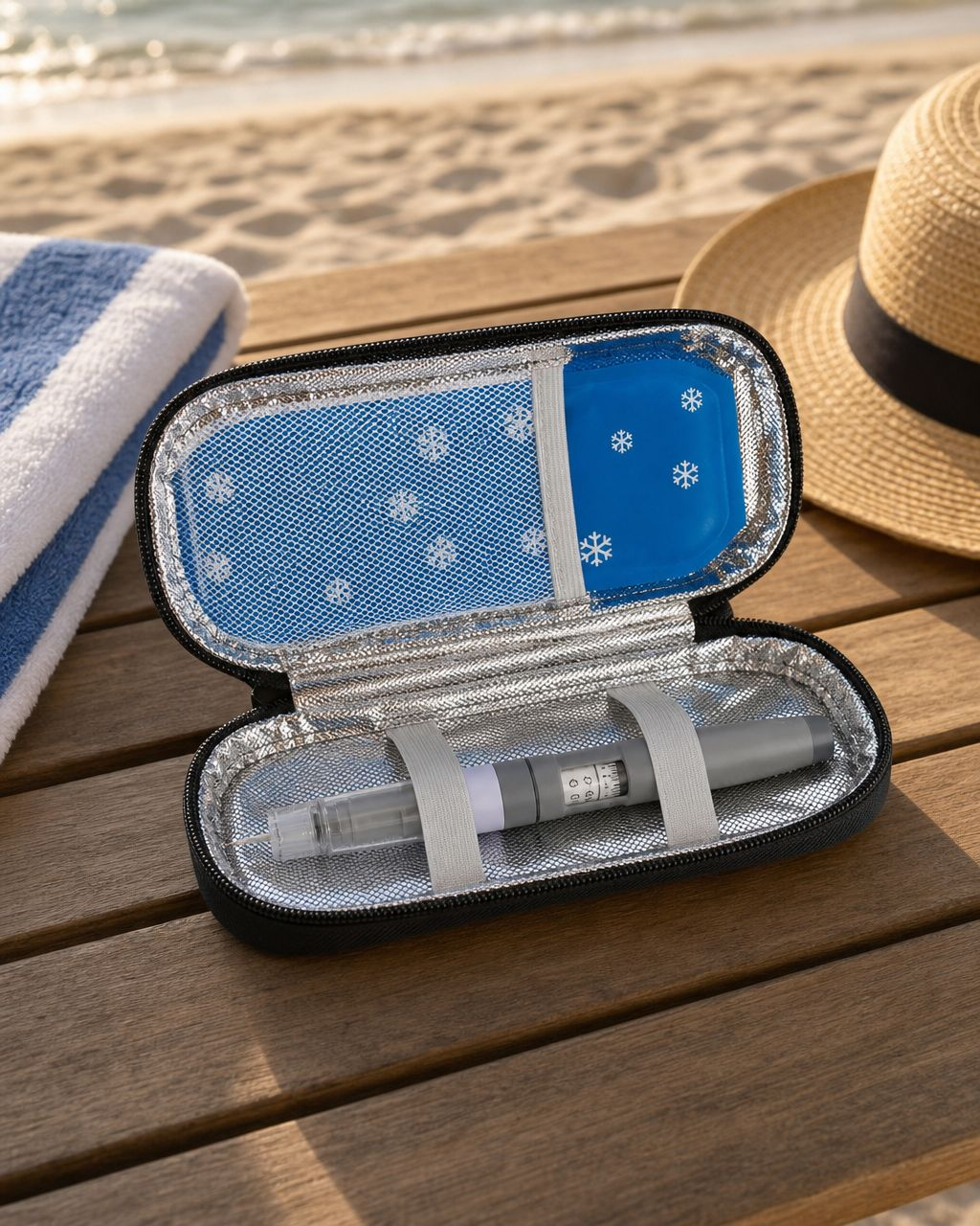 Insulin muss bis es angebrochen ist gekühlt gelagert werden.