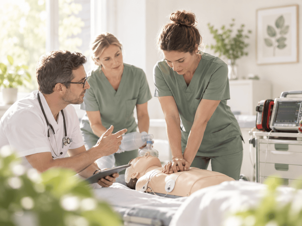 Notfalltraining für Teams in Arztpraxen und Pflegeeinrichtungen